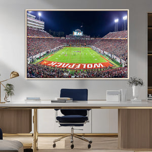NC State Wolfpack Canvas Print - Raleigh Carter-Finley