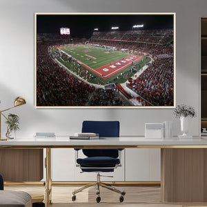Houston Cougars Football Team Print - Houston TDECU Stadium