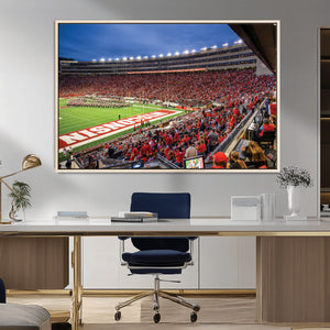 Wisconsin Badgers Football Team Print - Madison Camp Randall