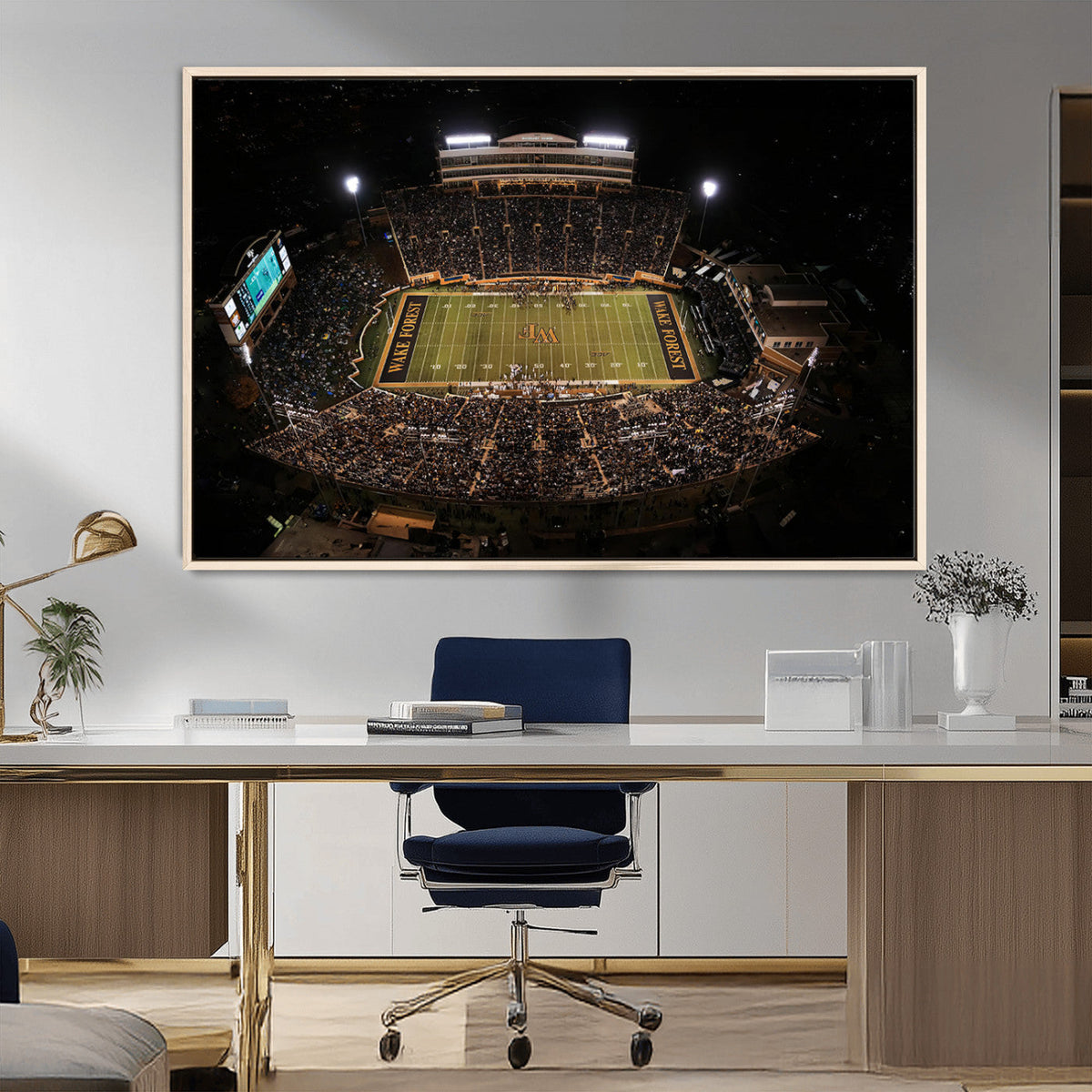 Wake Forest University Demon Deacons Canvas Printi, Football