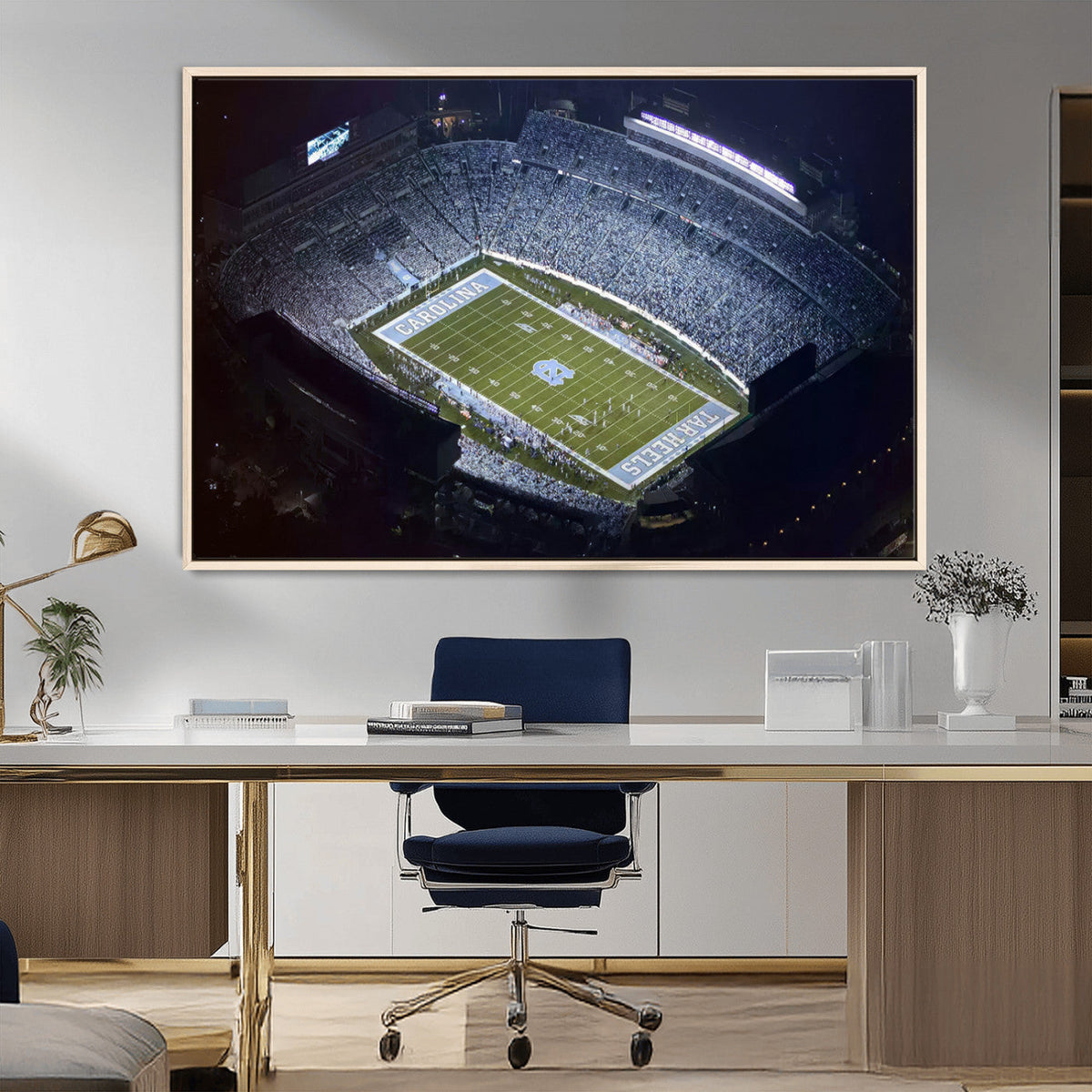 University of North Carolina Tar Heels Football Team Print -