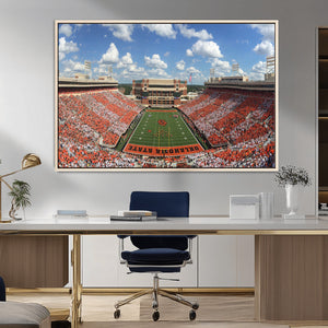 Oklahoma State Cowboys Football Team Print - Stillwater