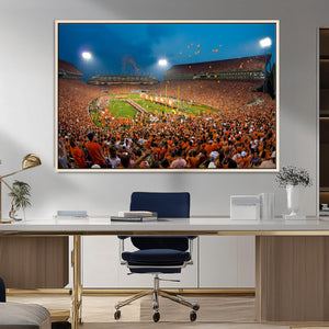 Clemson University Tigers Football Team Print - Clemson