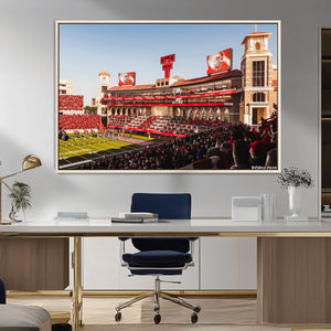 Jones AT&T Stadium Texas Tech Red Raiders Wall Art | Large