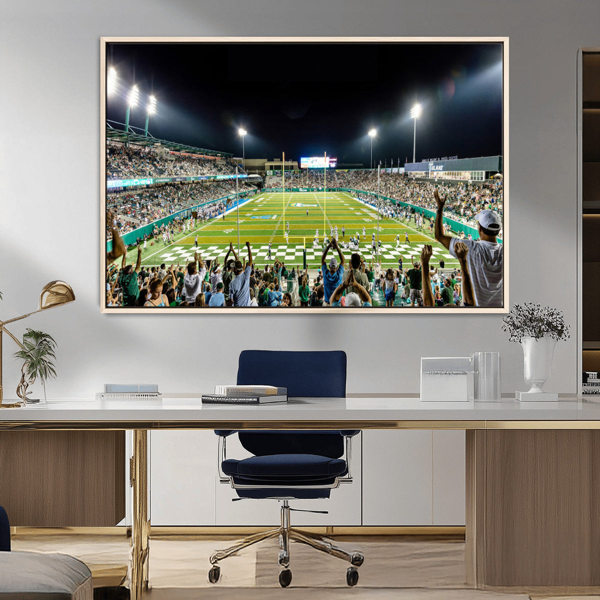 The Tulane University Green Wave Football Team Print - New