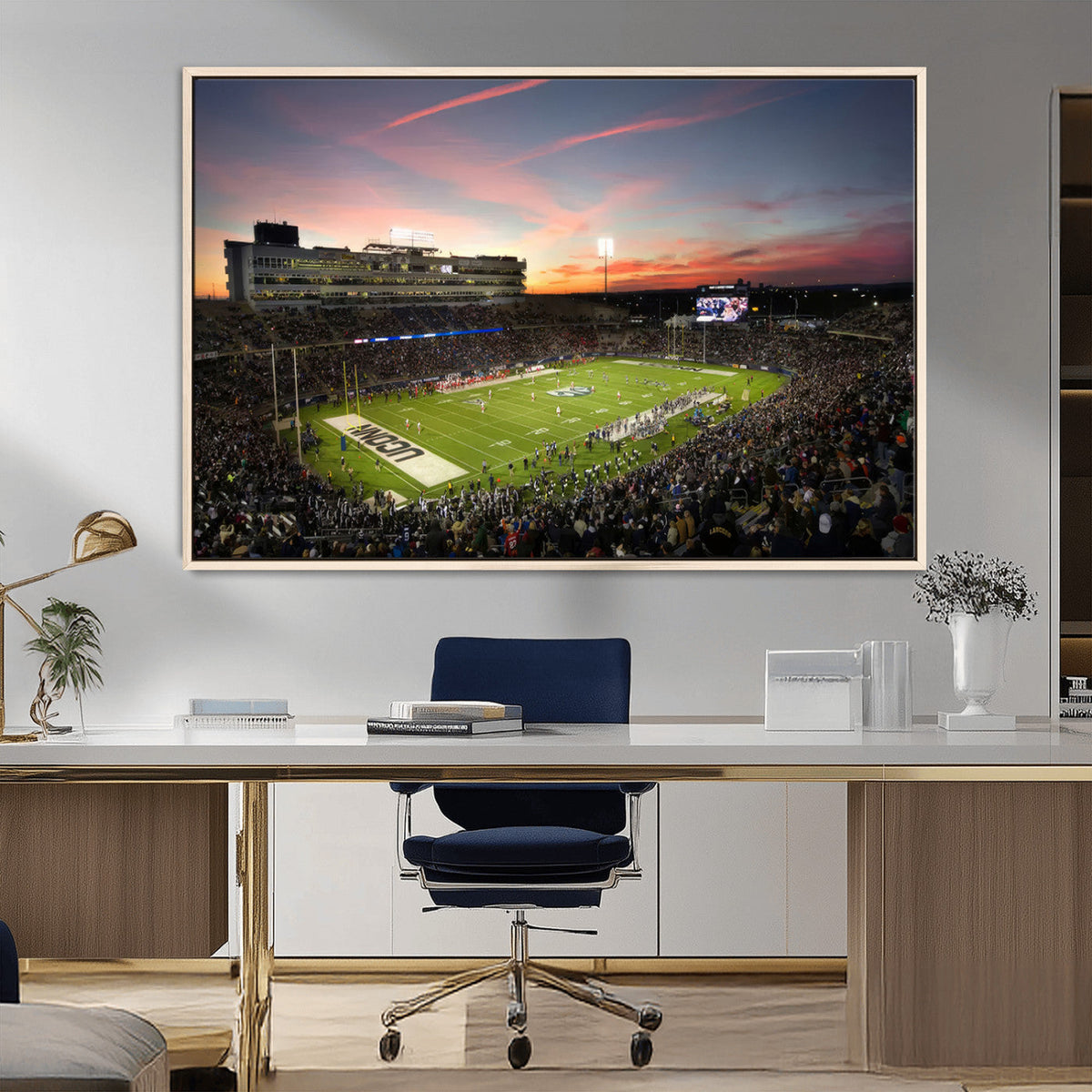 The University of Connecticut UCONN Huskies Football Team