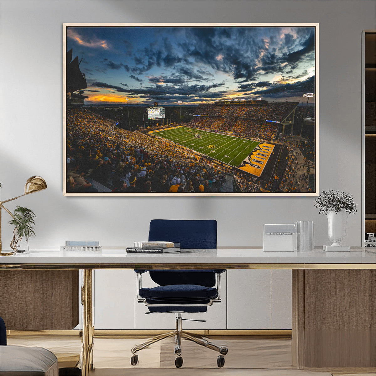 University of Wyoming Cowboys Football Team Print - Laramie