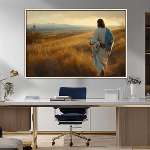 Jesus the Good Shepherd Wall Art Canvas Print -