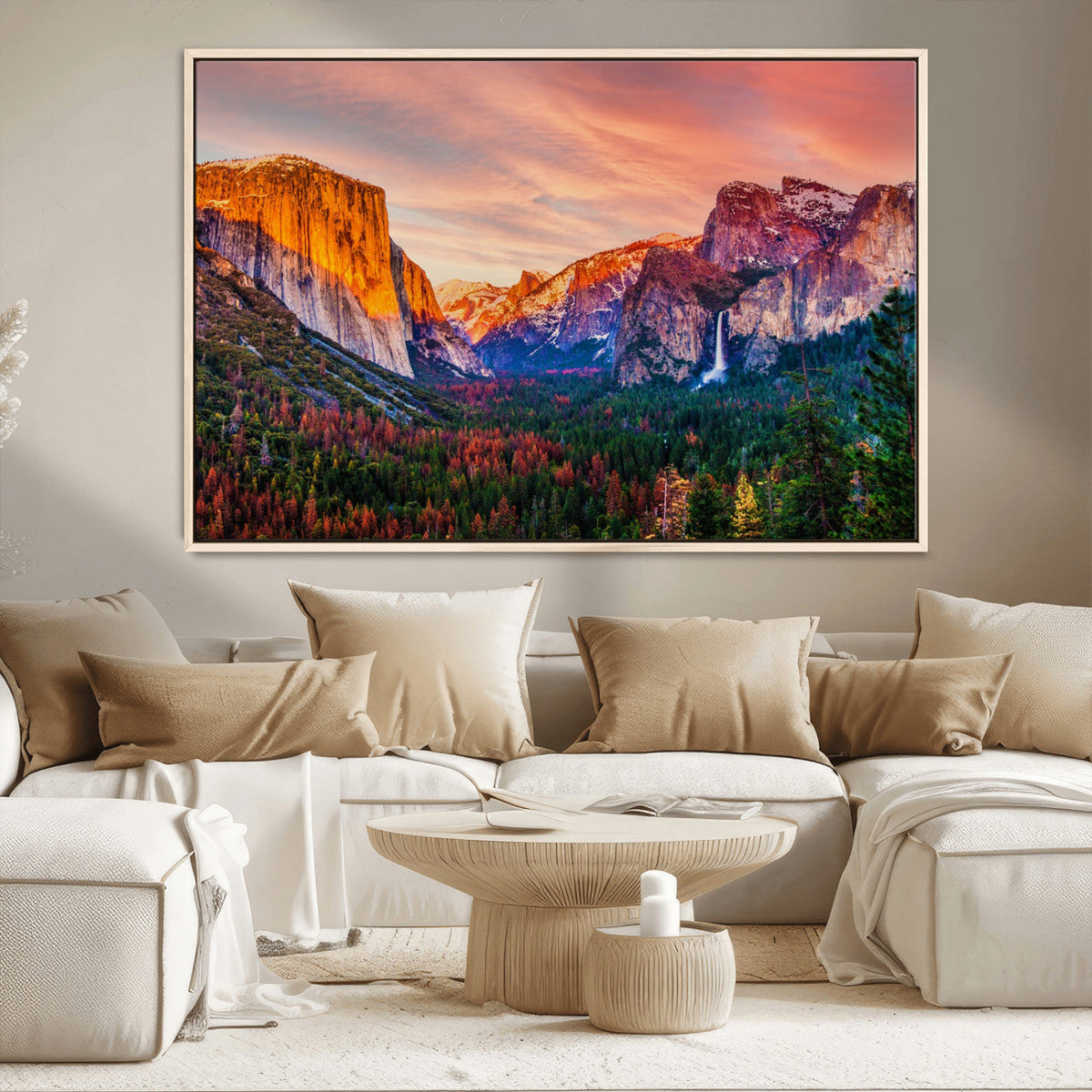Yosemite Nal Park Wall Art Landscape Canvas Print El Capitan
