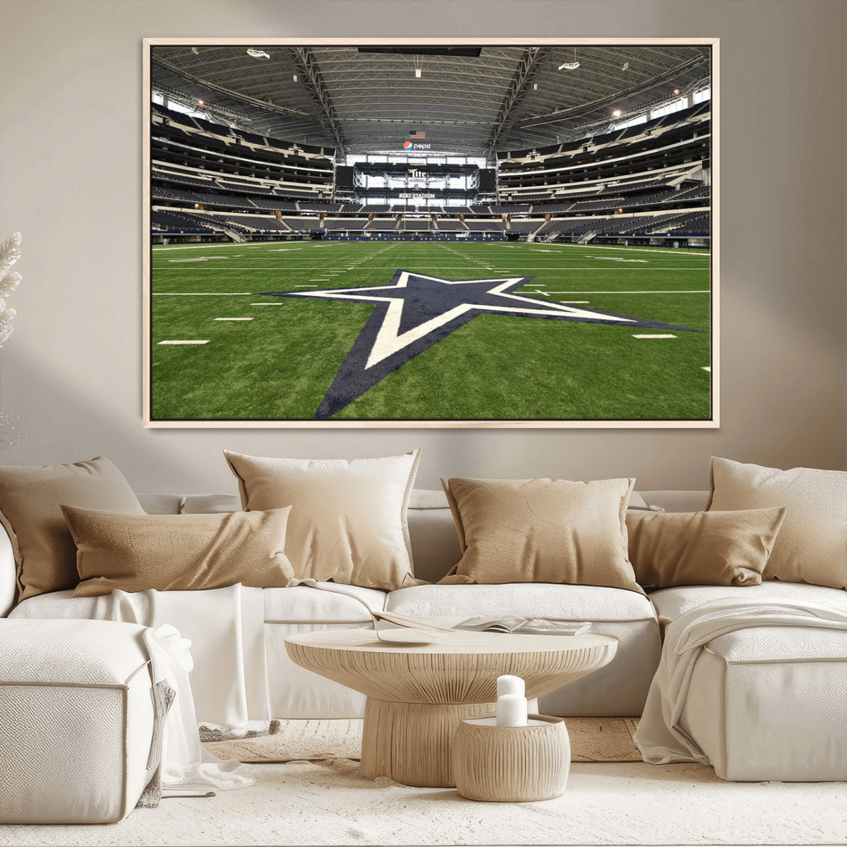 Dallas Cowboys Football Team Print - Arlington AT&T Stadium