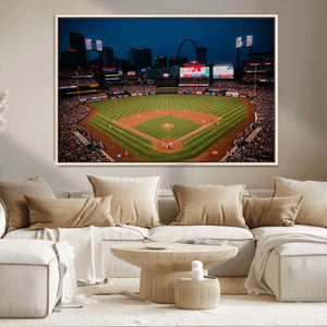 St. Louis Cardinals Baseball Team Print - Busch Stadium Wall