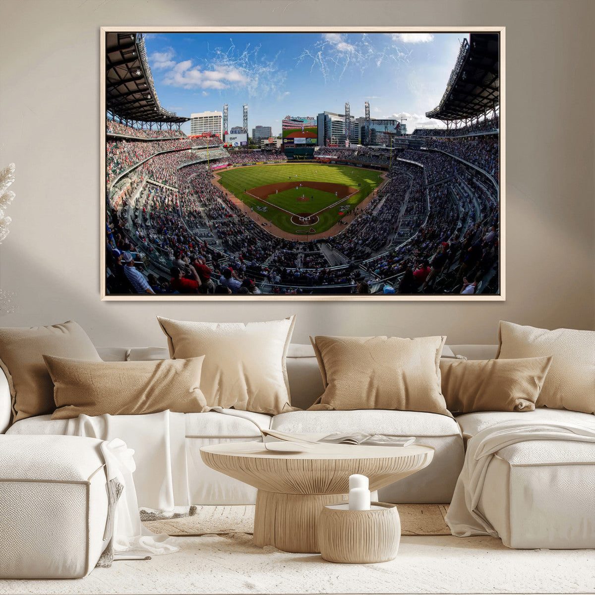 Truist Park Stadium Canvas Wall Art - Atlanta Braves Game