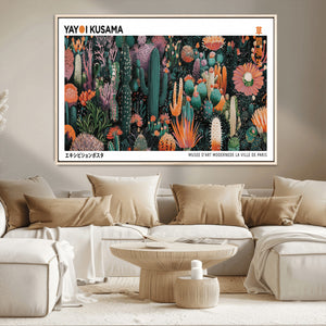Modern Japanese Wall Art Canvas Print – Framed Abstract