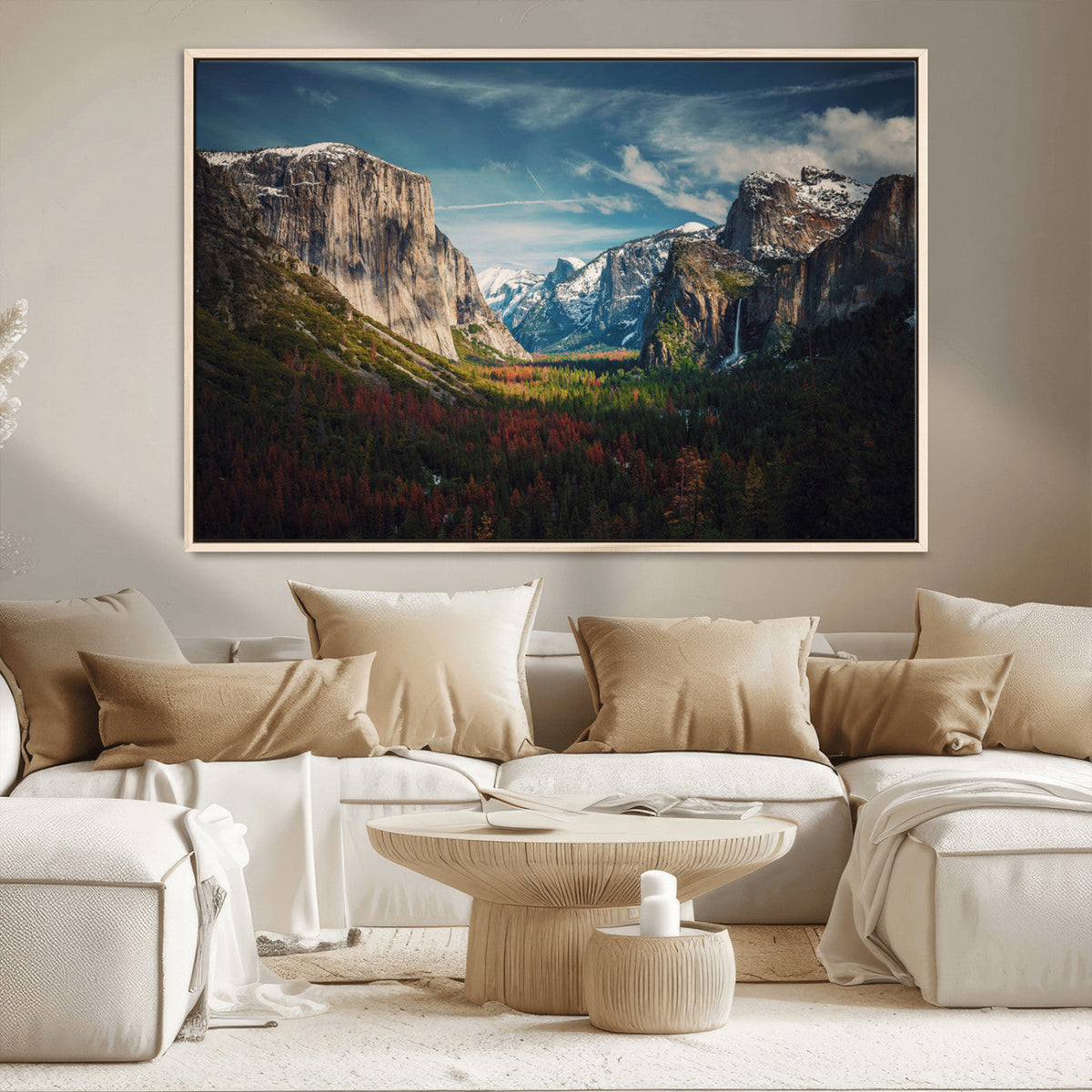 Yosemite National Park Wall Art Canvas Print – Framed
