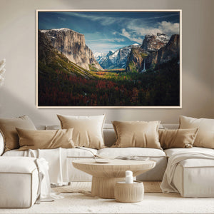 Yosemite National Park Wall Art Canvas Print – Framed
