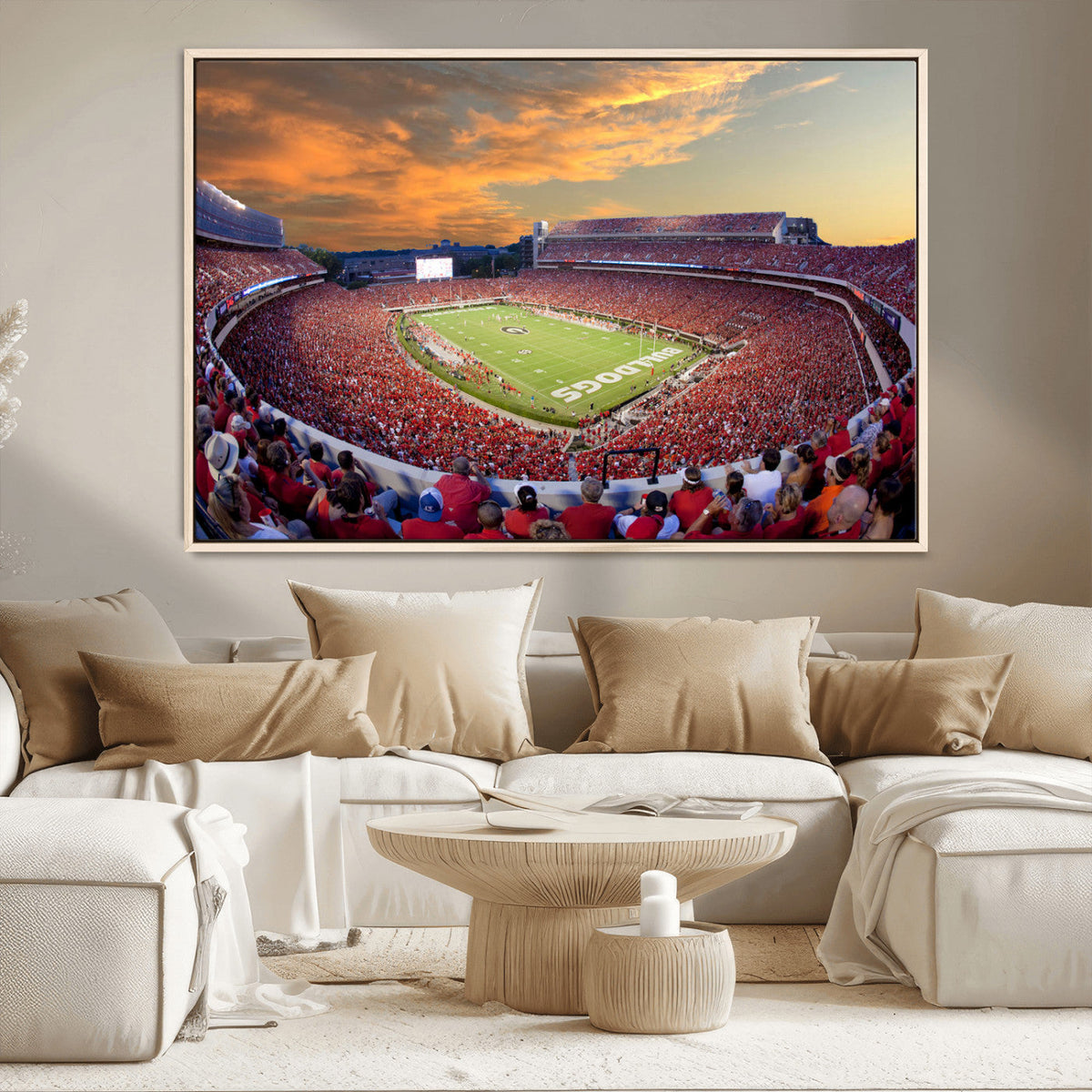Dooley Stadium Wall Art, Sports Arena Canvas Print, Dooley