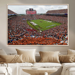 Jordan-Hare Stadium Wall Art Canvas Print, College Sports