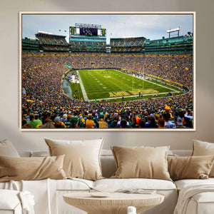 Green Bay Packers Lambeau Field Stadium Wall Art Canvas