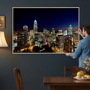 Atlanta Skyline Wall Art Canvas Print – Modern Cityscape