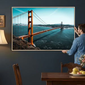 Golden Gate Bridge Wall Art Canvas Print – San Francisco