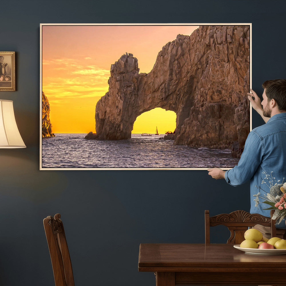 El Arco Cabo San Lucas Ocean Arch Wall Art Canvas Print