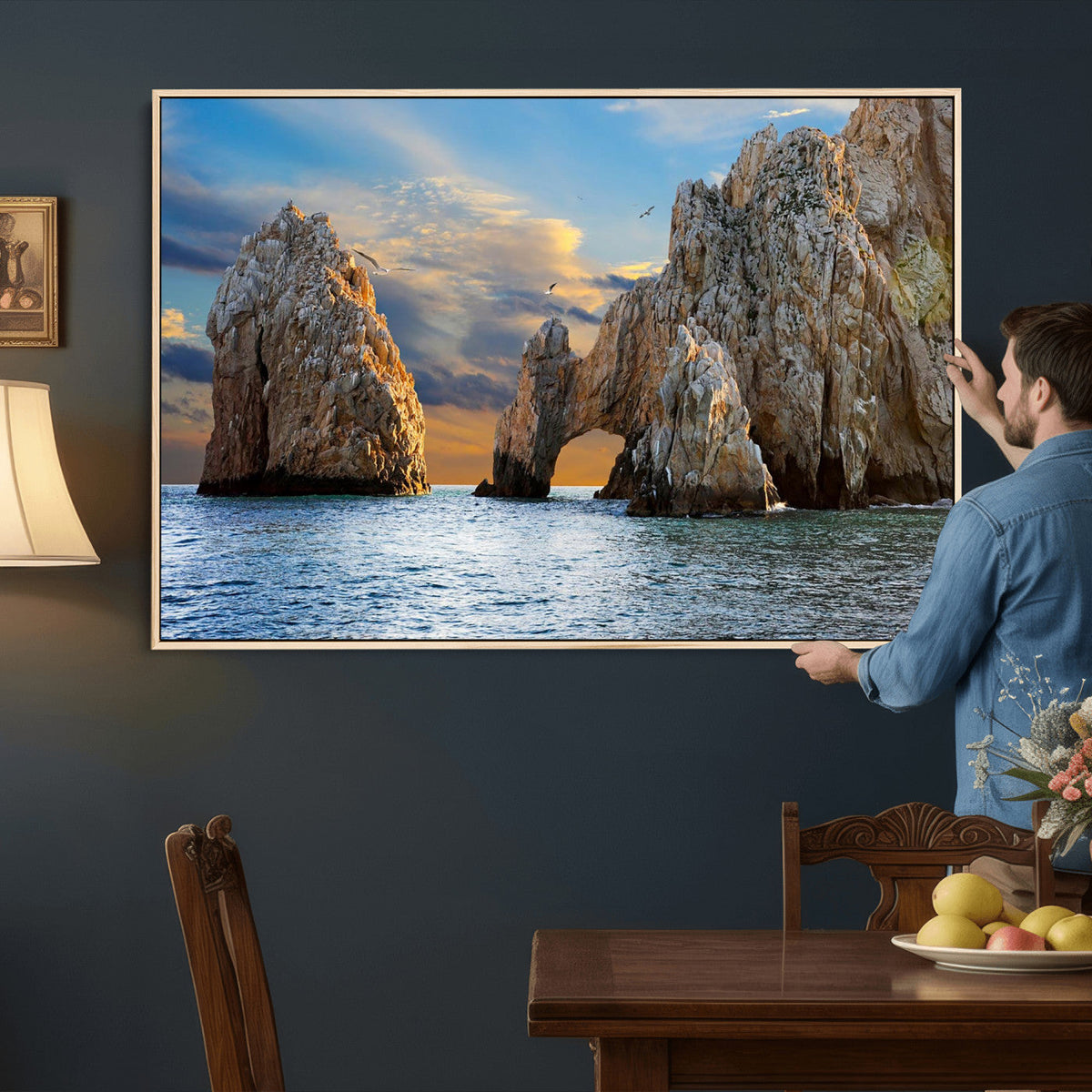 The Arch Cabo San Lucas Ocean Arch Wall Art Canvas Print,