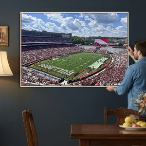 Georgia Bulldogs Stadium Wall Art Canvas Print, Sanford