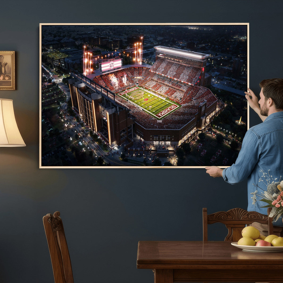 Oklahoma Memorial Stadium - Gaylord Memorial Stadium Wall