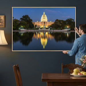 US Capitol Building Wall Art Canvas Print – Washington DC