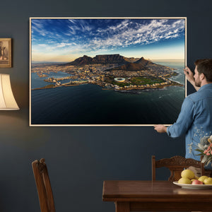 Cape Town Skyline Wall Art Canvas Print – Table Mountain