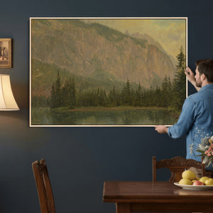 Frederic Edwin Church Hintersee Canvas Print, Hudson River