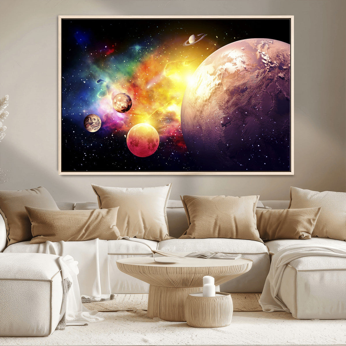 Space and Galaxy Canvas Print