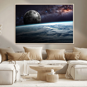 Space and Planet Canvas Print