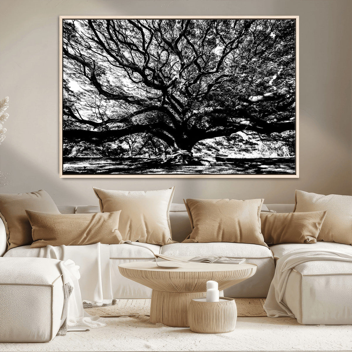 Mighty Angel Oak Wall Art | Angel Oak Tree Art Print