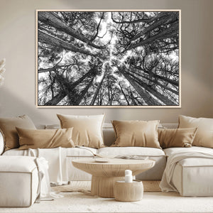 Trees Contemporary Art Canvas Print