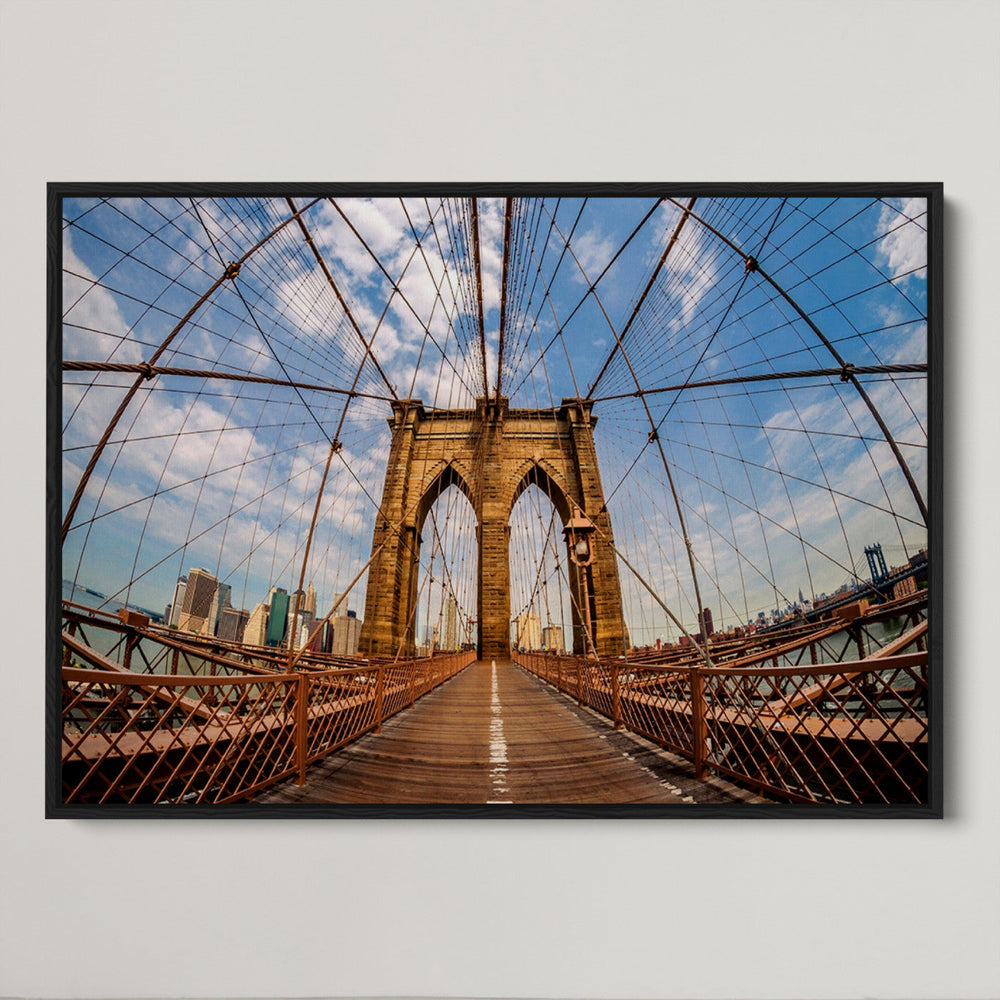 Brooklyn Bridge Manhattan Wall Art Canvas Print