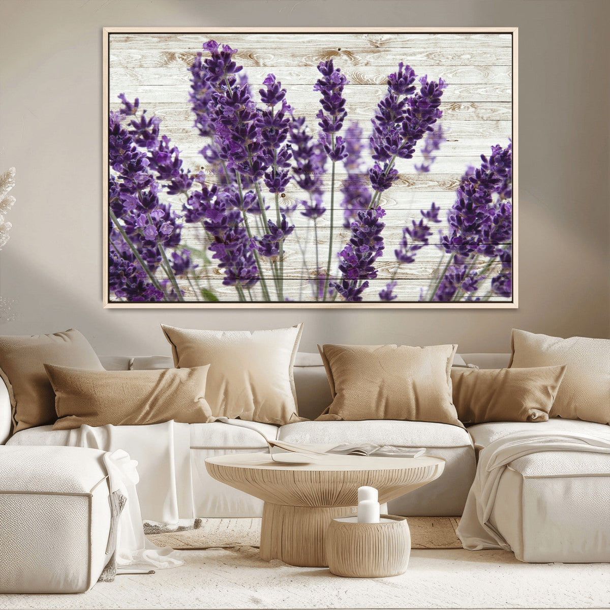 Lavender Herb Wall Art Canvas Print