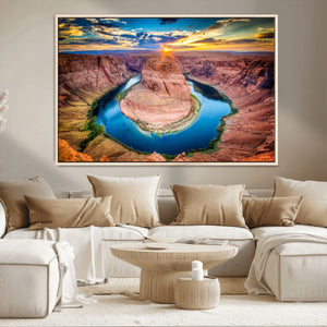 Sunset on the Horseshoe Bend Grand Canyon, Horseshoe Bend