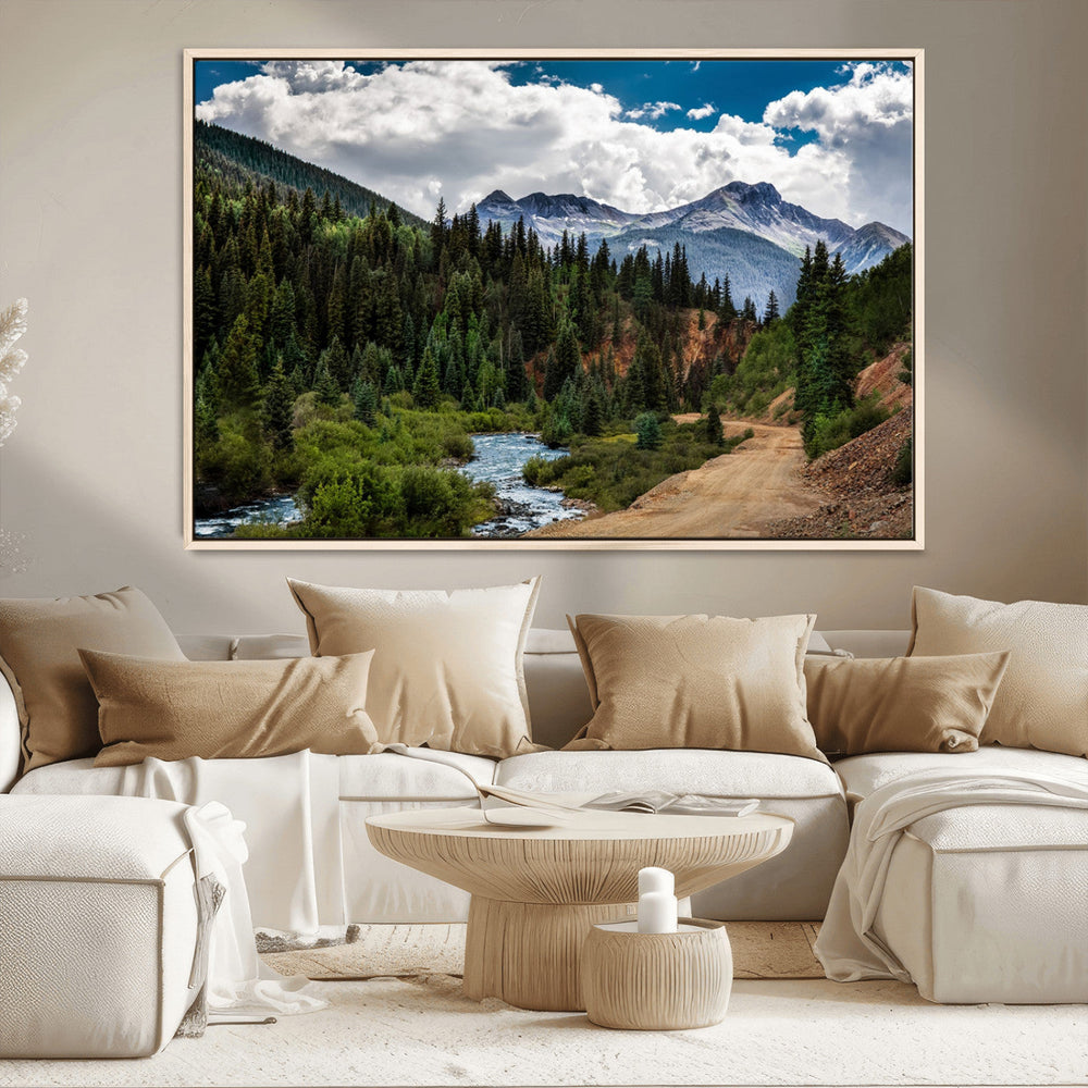 San Juan Nal Forest Wall Art Landscape Canvas Print