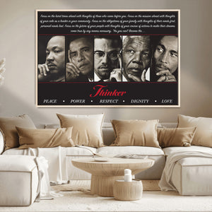 Thinkers of Wall Art Canvas Print - Inspirational Wall Art