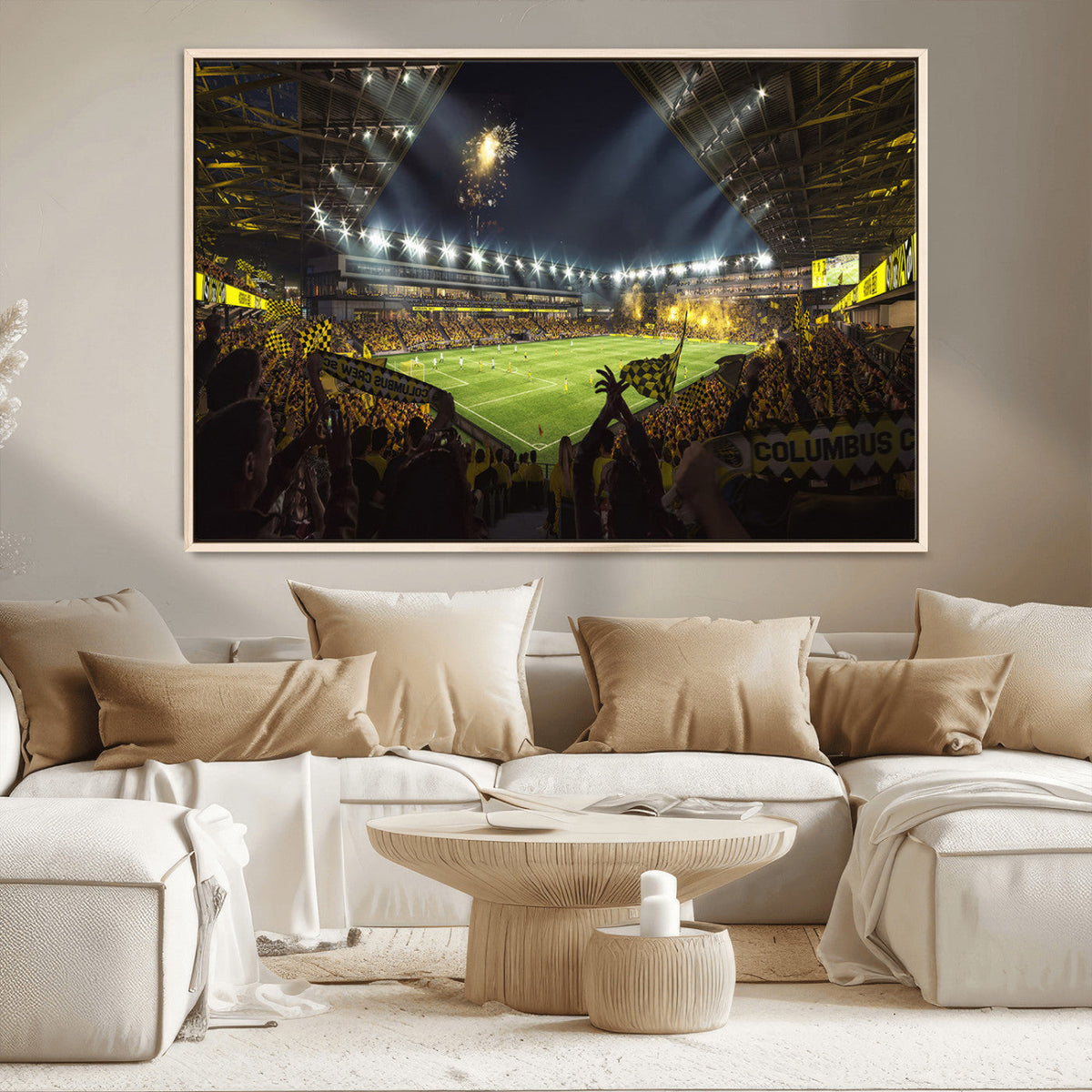 Columbus Crew Soccer Team Print - Columbus Crew Stadium Wall