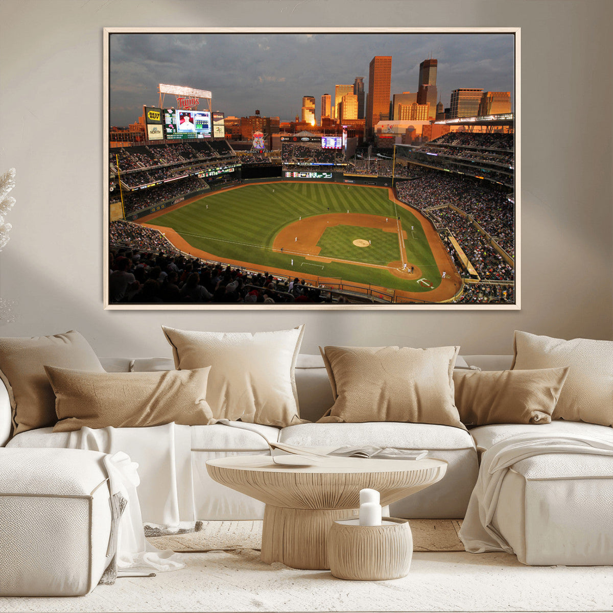 Minnesota Twins Baseball Team Print - Minneapolis Target