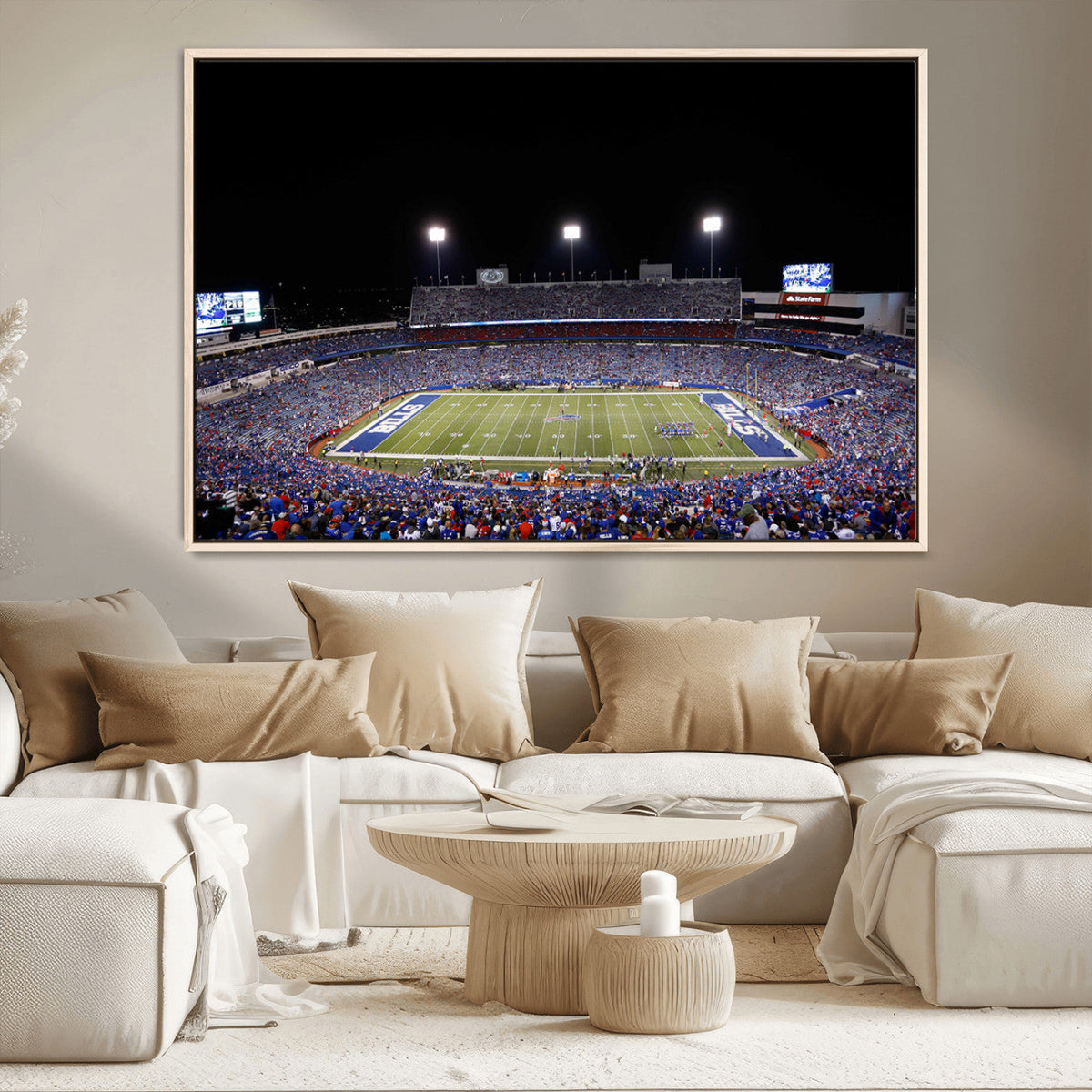 Buffalo Bills Wall Art - Buffalo Bills Stadium Canvas Print,