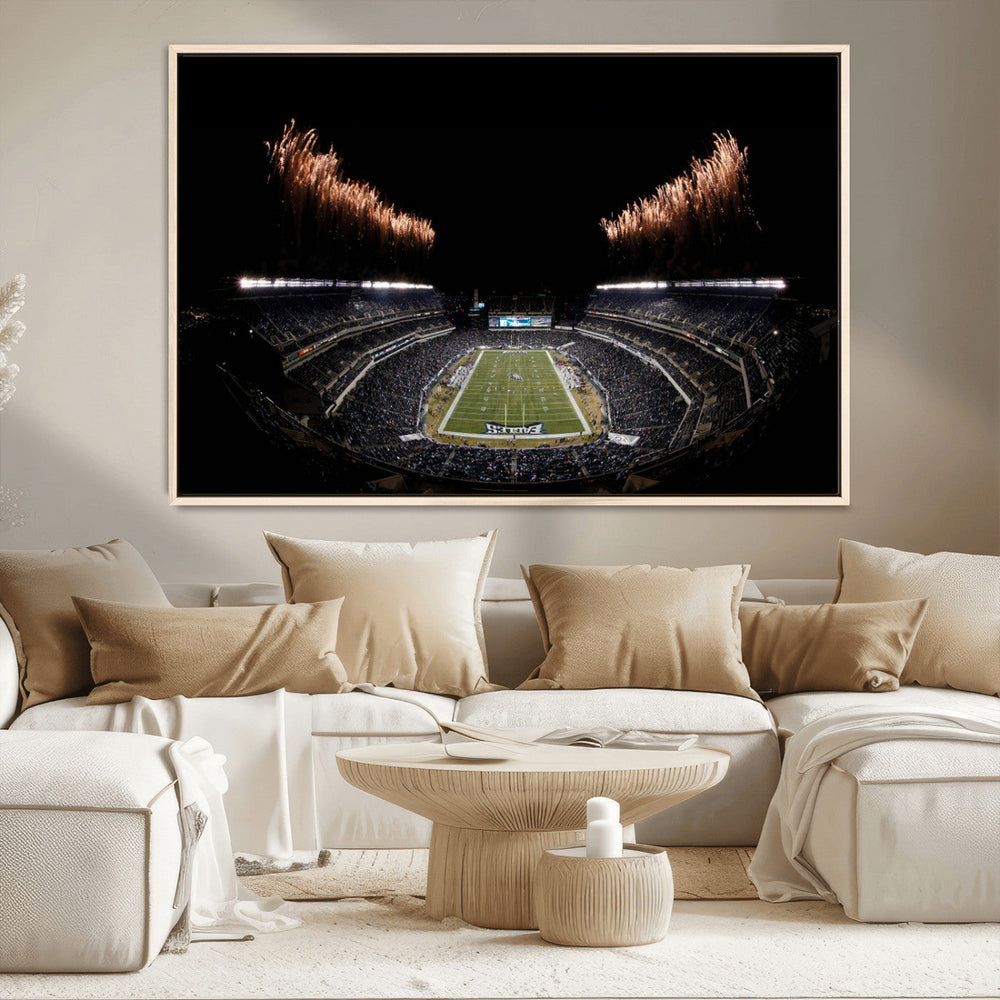 Eagles Field Stadium Wall Art | Philadelphia Eagles Football