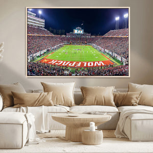 NC State Wolfpack Canvas Print - Raleigh Carter-Finley