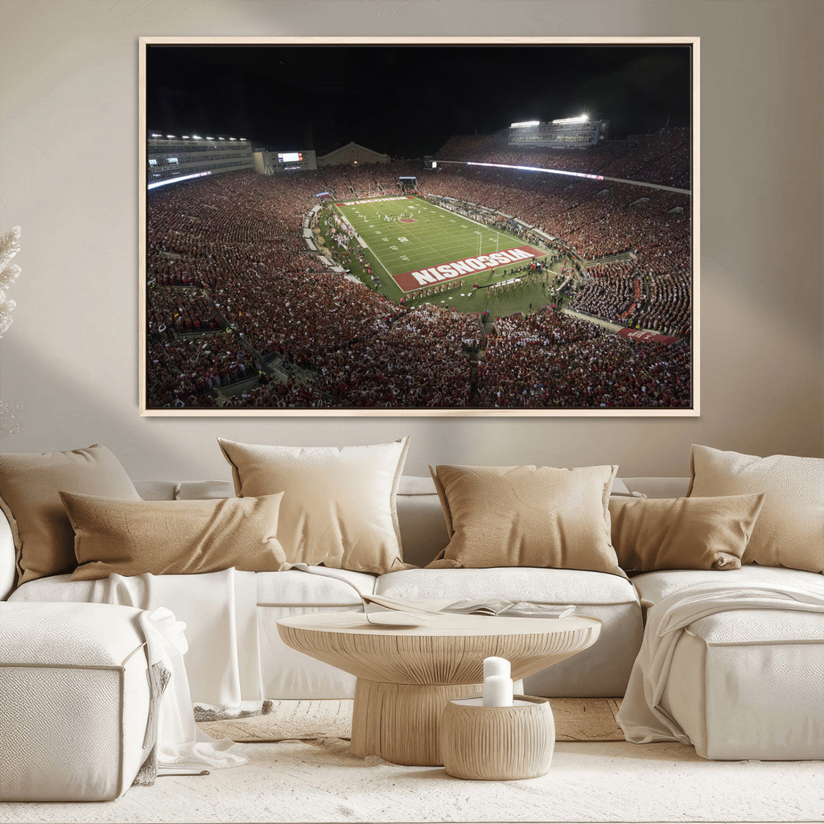Wisconsin Badgers Football Team Print - Madison Camp Randall