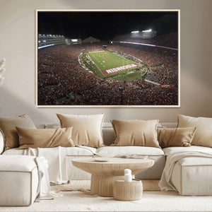 Wisconsin Badgers Football Team Print - Madison Camp Randall