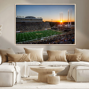 Demon Deacons Football Team Print Canvas- Winston-Salem