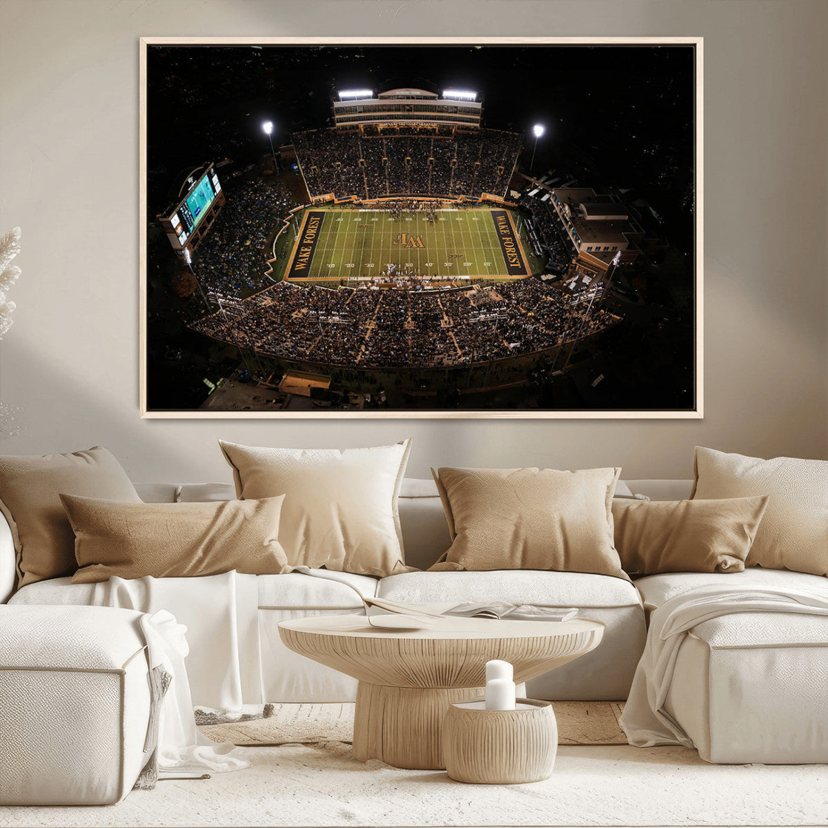 Wake Forest University Demon Deacons Canvas Printi, Football