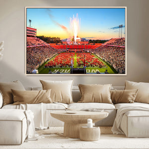 North Carolina State University Canvas Print, North Carolina